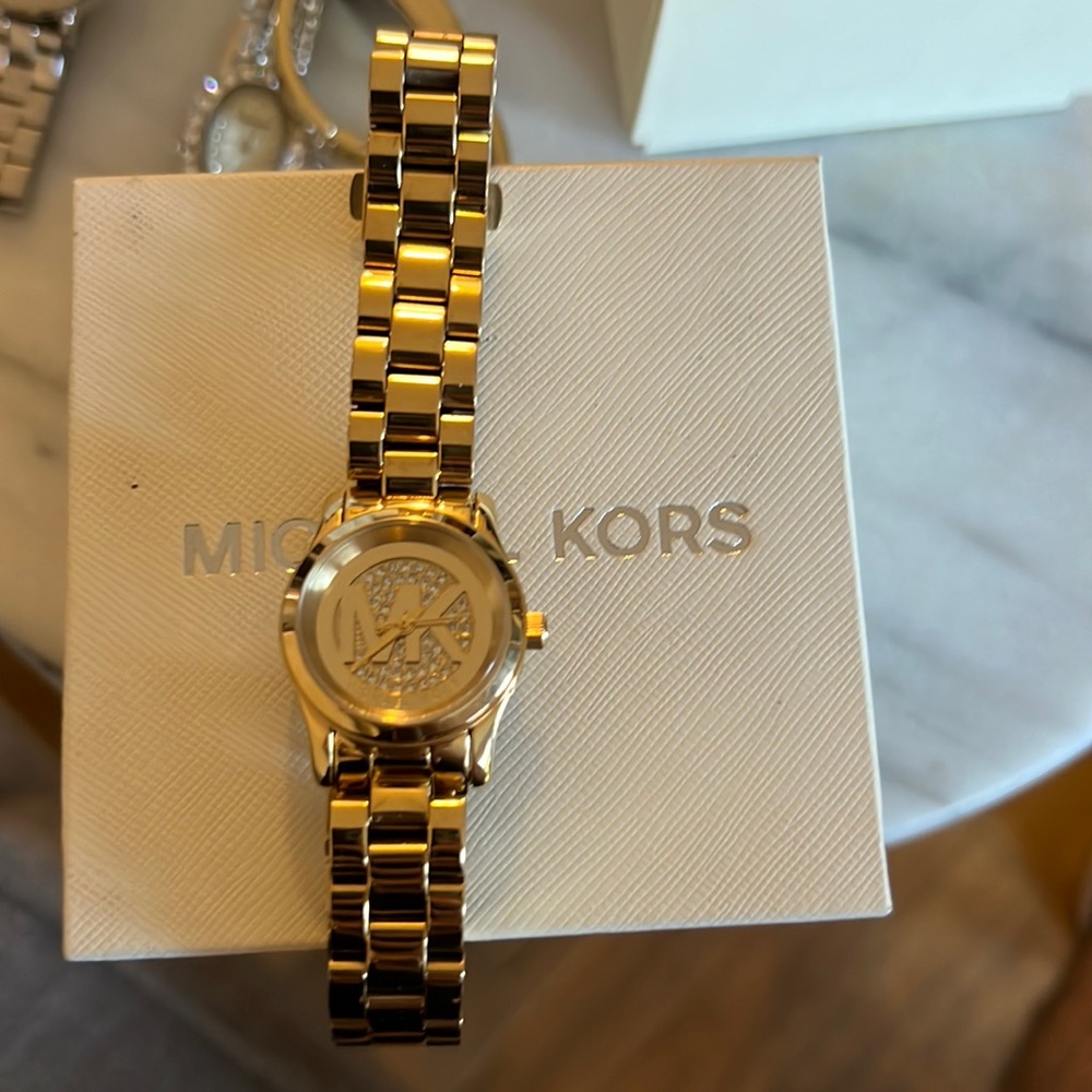 Gold Michael Kors watch